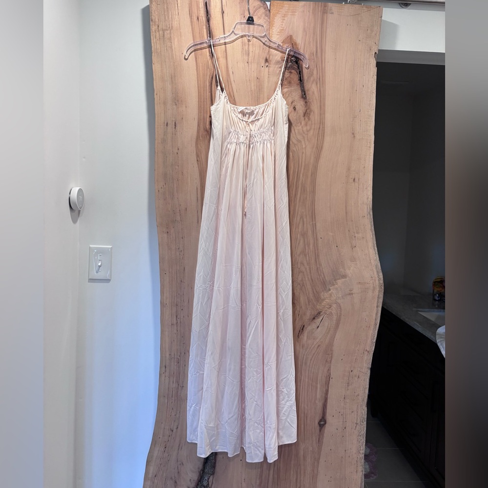 Vintage Cream Soft Spaghetti Strap Nightgown